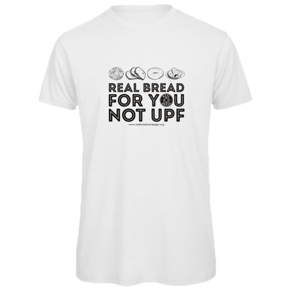 Real Bread For You 2026 - Mens Organic T-Shirt Black Print Thumbnail