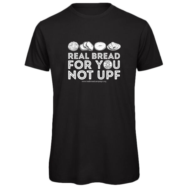 Real Bread For You 2026 - Mens Organic T-Shirt White Print Thumbnail